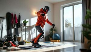 Skifahrer trainieren daheim – 8 Home-Workout Übungen für die Piste