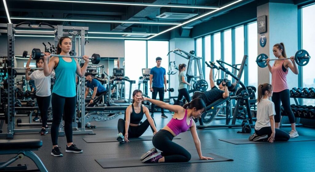 Po auf-, Stress abbauen: Wie Fitnessstudios die Generation Z umwerben
