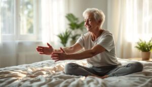 5 Bett-Übungen für einen flachen Unterbauch ab 60