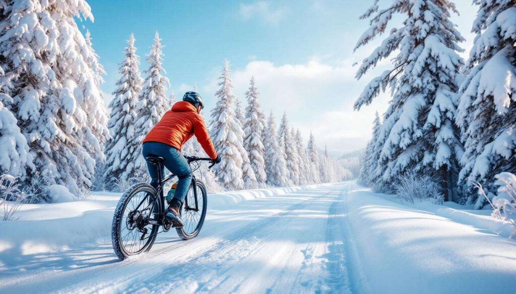 Mit 15 km/h im Winter radeln verbrennt Fett besser als ein Sprint