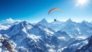 Gleitschirmfliegen im Hochgebirge: „Der Flug ermöglicht Routen, die mit Skiern unmöglich wären
